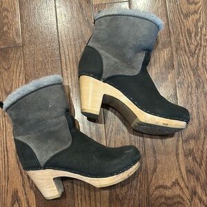 No. 6 pull on shearling boot